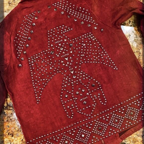 Freebird Vegan Suede Studded Jacket - Picture 3 of 16